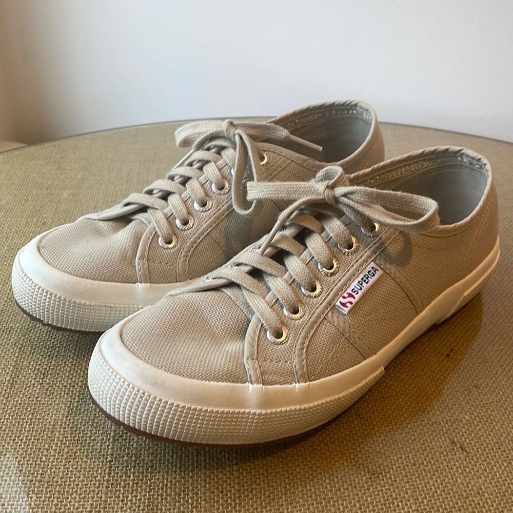 Superga beige/tan sneakers